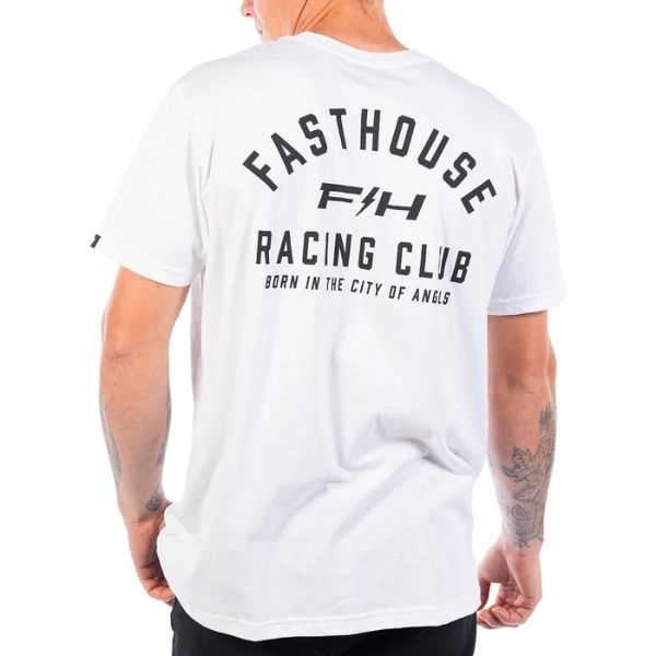 Fasthouse - Club Tee casual t-shirt in White alternate product view 8 sku 3211080504
