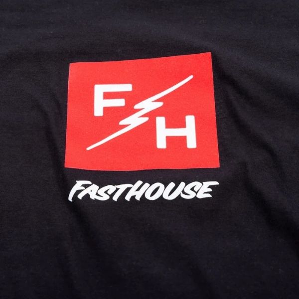 Fasthouse - Echo Tee casual t-shirt in Black alternate product view 4 sku 3211140504