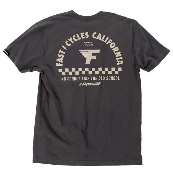 Fasthouse - Fast Cycles Tee casual t-shirt in Black alternate product view 17 sku 3211160204