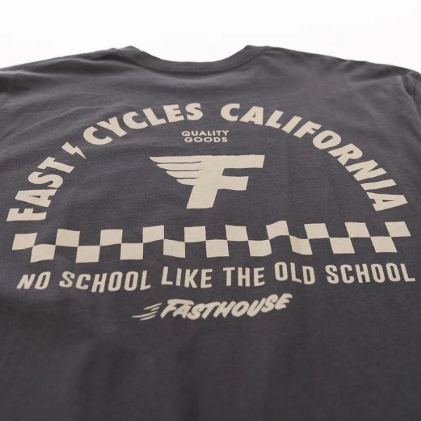 Fasthouse - Fast Cycles Tee casual t-shirt in Black alternate product view 19 sku 3211160204