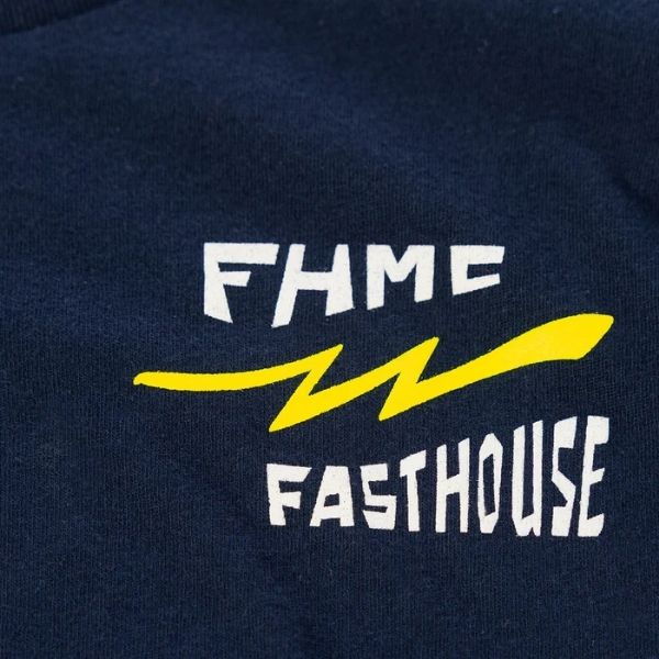 Fasthouse - Team Tee (Youth) casual t-shirt in Navy alternate product view 4 sku 3211170254