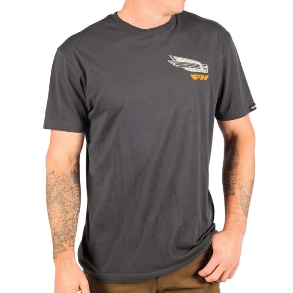 Fasthouse - Flyer Tee casual t-shirt in Black alternate product view 7 sku 3211260204