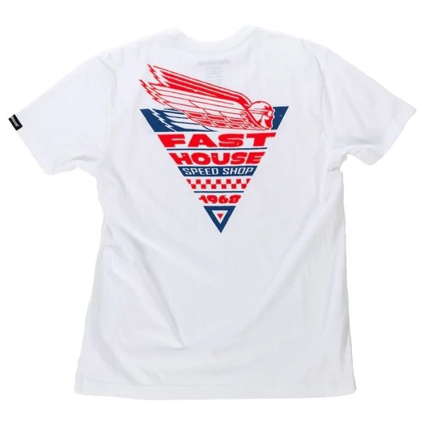 Fasthouse - Flyer Tee casual t-shirt in White alternate product view 16 sku 3211260204