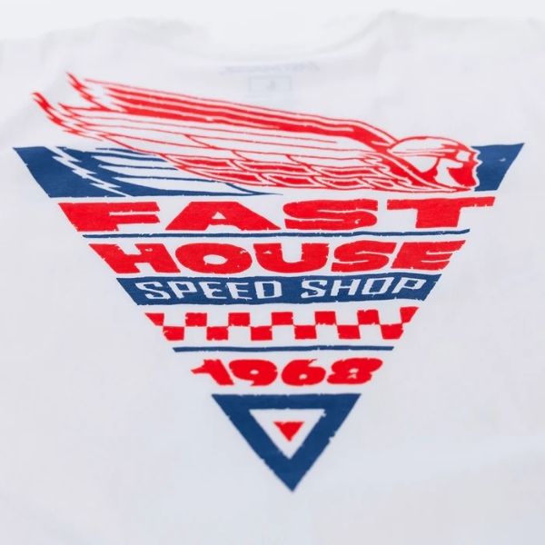 Fasthouse - Flyer Tee casual t-shirt in White alternate product view 18 sku 3211260204