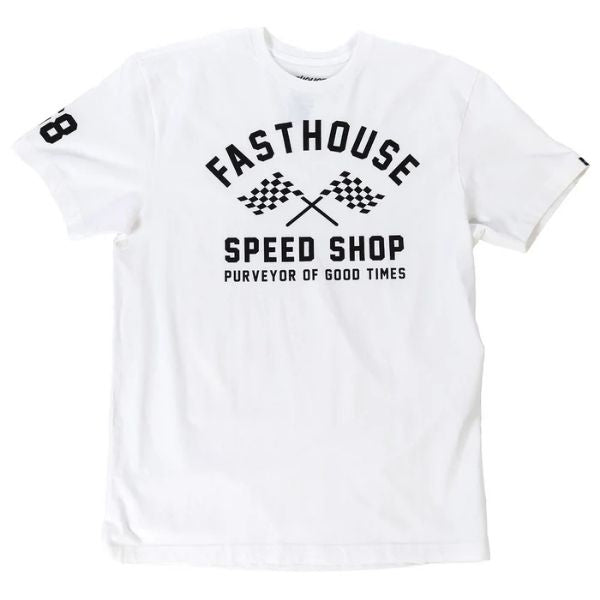 Fasthouse - Crossroad Tee casual t-shirt in White alternate product view 8 sku 3211770504