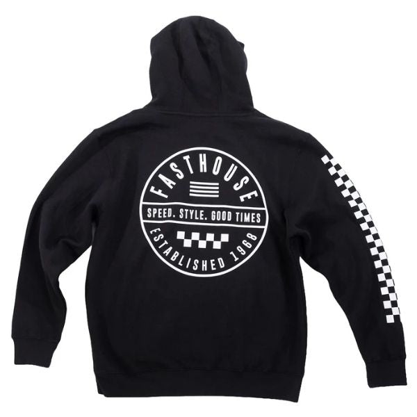 Fasthouse - Statement Hooded Pullover casual hoodie in Black alternate product view 10 sku 3213130704 - alternate view