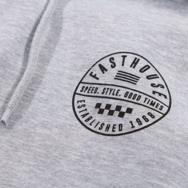 Fasthouse - Statement Hooded Pullover casual hoodie in Gray alternate product view 5 sku 3213130704