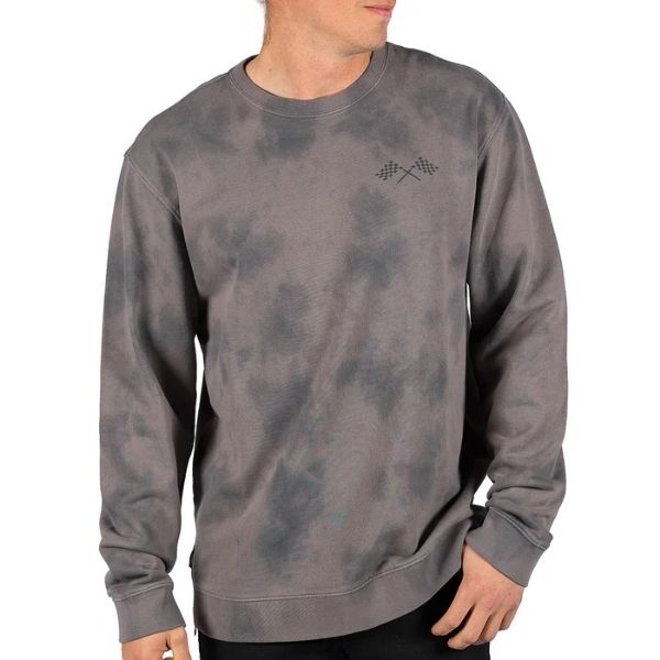 Fasthouse - Crossroad Crew Pullover casual hoodie in Shadow Crystal Wash product view sku 3213770704