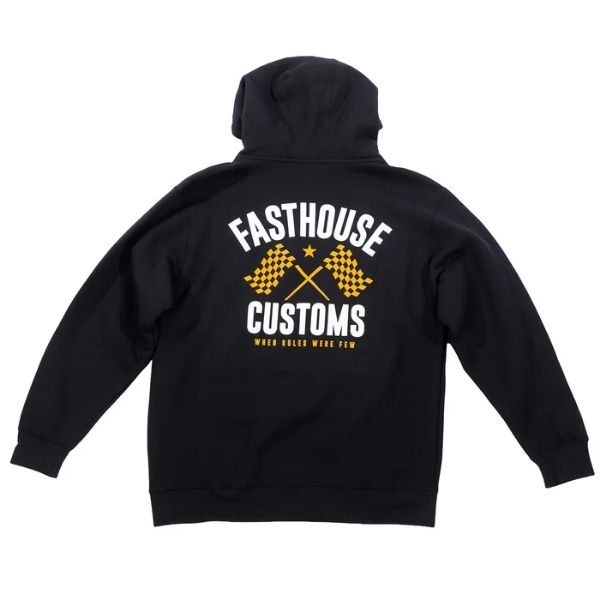 Fasthouse - 68 Trick Hooded Pullover casual hoodie in Black alternate product view 10 sku 3213820304