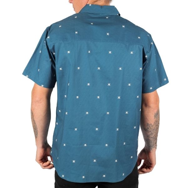 Fasthouse - Jasper Button Up Shirt casual t-shirt in Blue alternate product view 7 sku 3415230904
