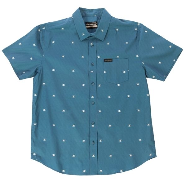 Fasthouse - Jasper Button Up Shirt casual t-shirt in Blue alternate product view 8 sku 3415230904