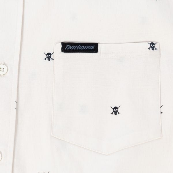 Fasthouse - Jasper Button Up Shirt casual t-shirt in White alternate product view 5 sku 3415230904