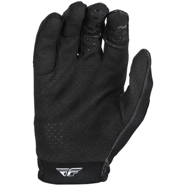 Product image of Fly Racing lite Back Rockstar Gloves Black Gold f3973bb7 2d48 41fb 9fca 077387d9a176 motocross gloves showing fit, construction, and colorway | Available at BTO Sports