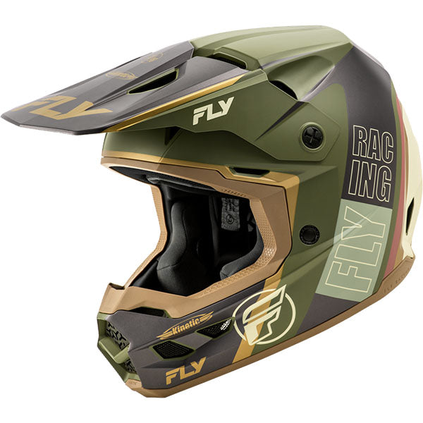 studio product photo of product in Matte Moss Grey/Khaki/Off-White for dirt bike, motocross, off road. SKU 73-866S.