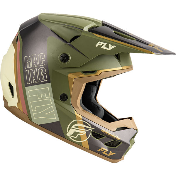 studio product photo of product in Hi-Viz/Blue/Black for dirt bike, motocross, off road. SKU 73-866S.