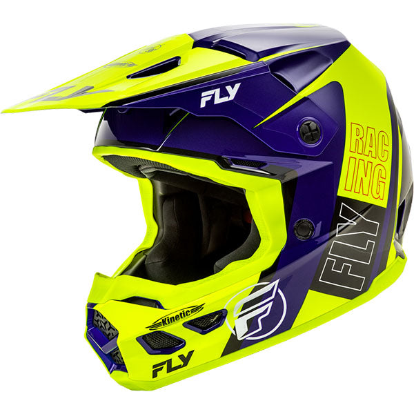 studio product photo of product in Hi-Viz/Blue/Black for dirt bike, motocross, off road. SKU 73-866M.