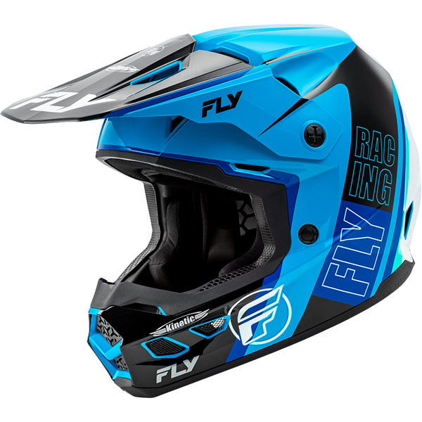 studio product photo of product in Blue/Black/White for dirt bike, motocross, off road. SKU 73-866L.