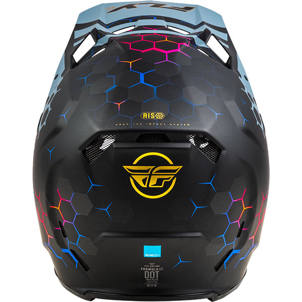studio product photo of product in Black/Blue/Red for dirt bike, motocross, off road. SKU 73-433L.