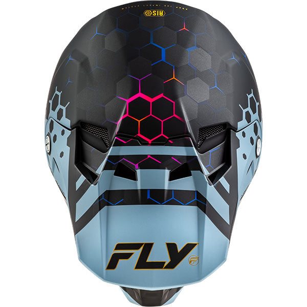 studio product photo of product in Black/Red/Orange for dirt bike, motocross, off road. SKU 73-433L.