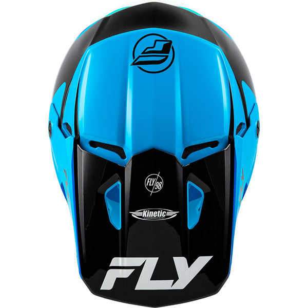 studio product photo of product in Hi-Viz/Blue/Black for dirt bike, motocross, off road. SKU 73-866L.