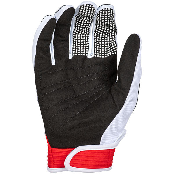 Product image of Fly Racing BTO Sports 0033 378 910 1 Gloves F16 25 motocross gloves showing fit, construction, and colorway | Available at BTO Sports