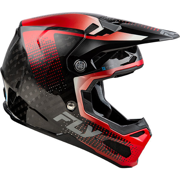 studio product photo of product in Black Carbon/Grey/Hi-Vis for dirt bike, motocross, off road. SKU 73-446S.