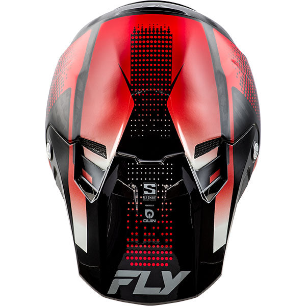 studio product photo of product in Black Carbon/Blue for dirt bike, motocross, off road. SKU 73-446M.