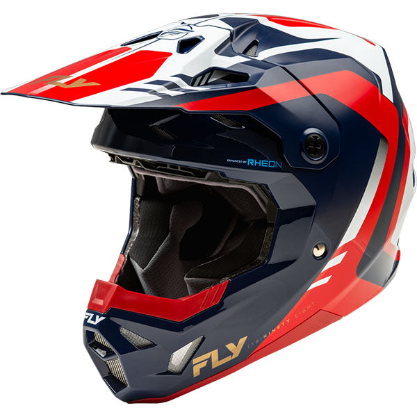 studio product photo of product in Red/Black/Blue for dirt bike, motocross, off road. SKU 73-003M.