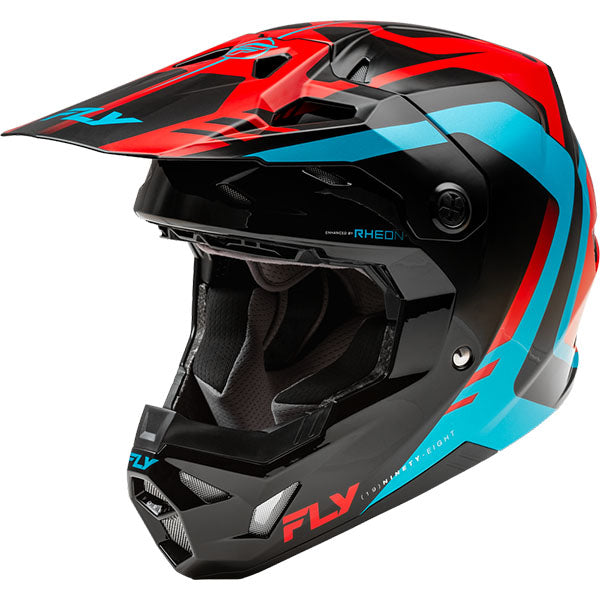 studio product photo of product in White/Black/Purple for dirt bike, motocross, off road. SKU 73-003S.