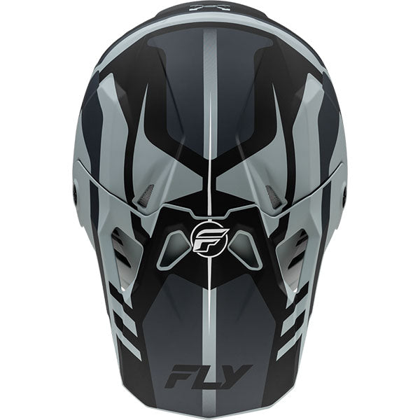 studio product photo of product in Matte Grey/Black for dirt bike, motocross, off road. SKU 73-003S.