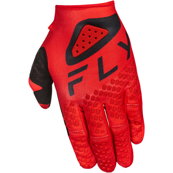 Product image of Fly Racing BTO Sports 0058 378 512 2 Gloves Kinetic Center 25 motocross gloves showing fit, construction, and colorway | Available at BTO Sports