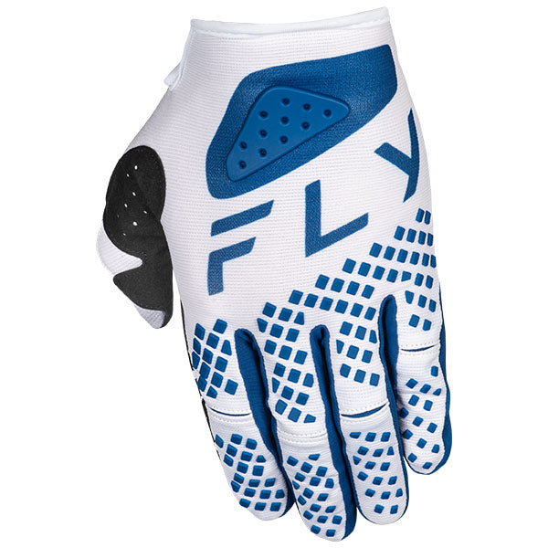 Product image of Fly Racing BTO Sports 0061 378 511 2 Gloves Kinetic Center 25 motocross gloves showing fit, construction, and colorway | Available at BTO Sports