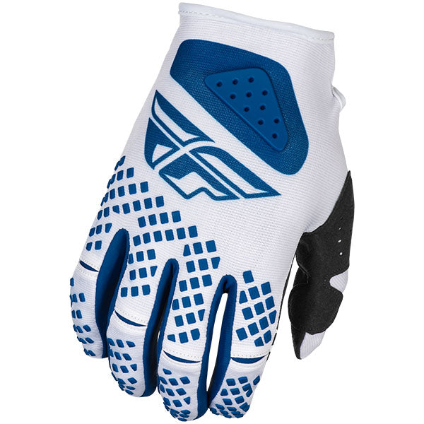 Product image of Fly Racing BTO Sports 0063 378 511 0 Gloves Kinetic Center 25 motocross gloves showing fit, construction, and colorway | Available at BTO Sports