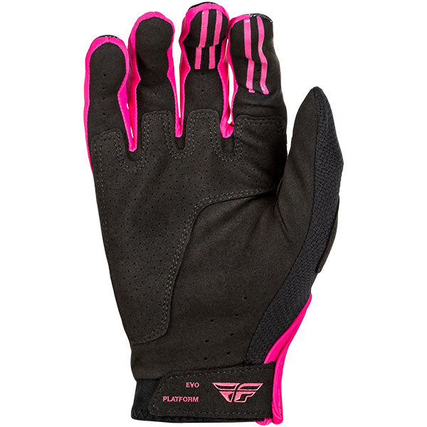 Product image of Fly Racing BTO Sports 0083 378 111 1 Gloves EVO 25 motocross gloves showing fit, construction, and colorway | Available at BTO Sports