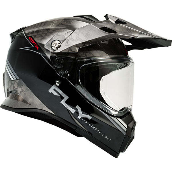 studio product photo of product in Slate/Black/Red for dirt bike, motocross, off road. SKU 73-703XS.