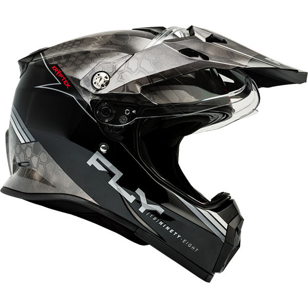 studio product photo of product in Black/Grey for dirt bike, motocross, off road. SKU 73-702S.