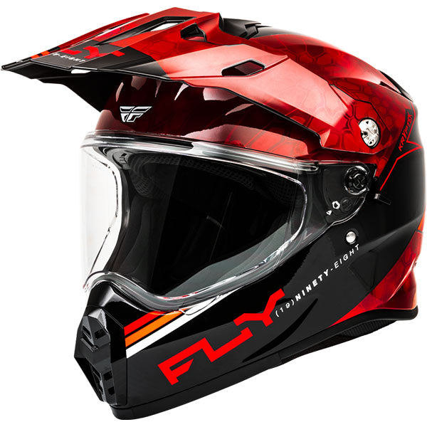 studio product photo of product in Slate/Black/Red for dirt bike, motocross, off road. SKU 73-703X.