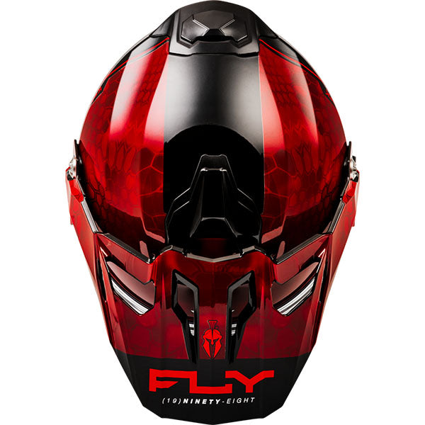studio product photo of product in Red/Black for dirt bike, motocross, off road. SKU 73-702X.