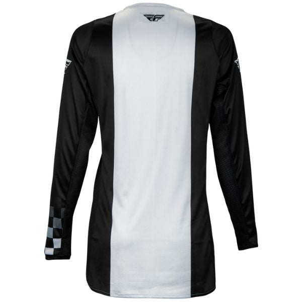377-620 - Fly Racing - Lite Jersey (Womens) - Black Light Grey, Back product view