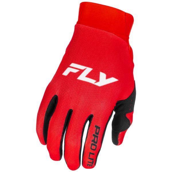 Fly Racing Pro Lite Gloves side view Colors: Blue/Wht Sizes: XS to 3X SKU:379-041 | Available at BTO Sports.