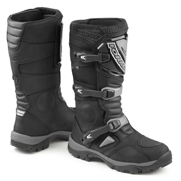Product image of Forma FOADVBK Adventure Boot Blk motocross boots showing design and colorway | Available at BTO Sports