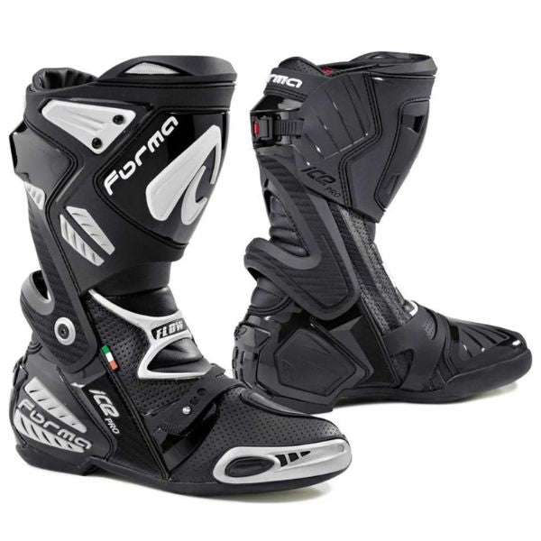 Forma - Ice Pro Flow Boots motorcycle boots in Black product view sku FRIPFBK38