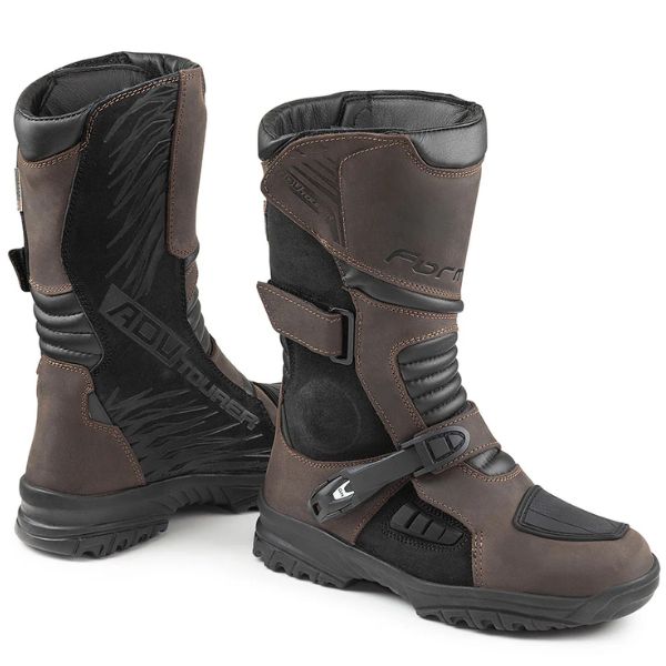 Product image of Forma FTADTBN Adventure Tourer Boot Brwn motocross boots showing design and colorway | Available at BTO Sports