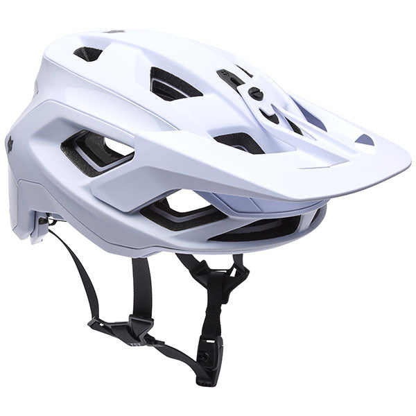 Product image of Fox Racing - Speedframe RS Matte White Helmet (MTB) SKU:35962-067-M | Sizes: SM, MD, LG | Designed for Mountain Bike, BMX and E-Bike riders | Available at BTO Sports