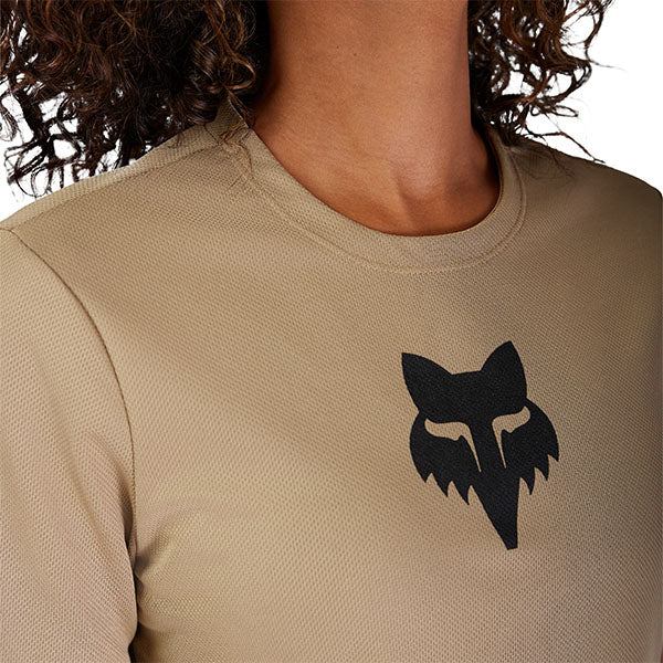 Product image of Fox Racing - Ranger Fox Head Jersey (MTB) (Womens) SKU:33440-237-XL | Sizes: SM–XL | Designed for Mountain Bike, BMX and E-Bike riders | Available at BTO Sports