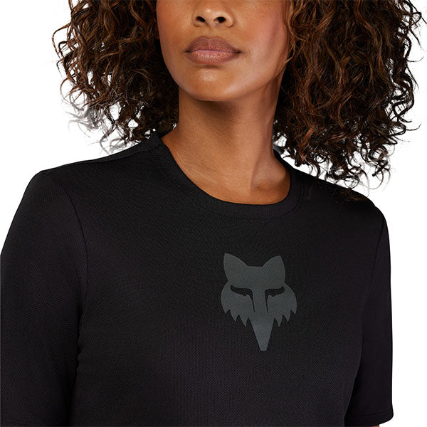 Product image of Fox Racing - Ranger Fox Head Jersey (MTB) (Womens) SKU:33440-001-L | Sizes: SM–XL | Designed for Mountain Bike, BMX and E-Bike riders | Available at BTO Sports