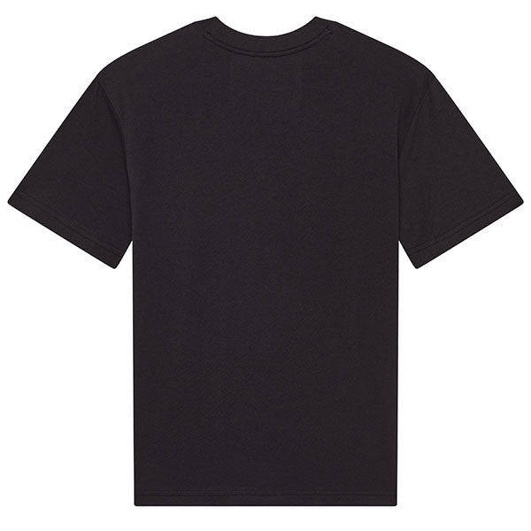 Clean studio shot of Fox Racing Elevated Tee (Womens); showing tee fit, printed graphics, and crew neckline; SKU 33597-001-XS; Colors: Black, White