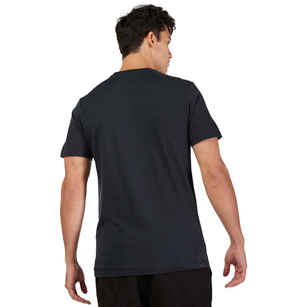 Studio photo on a white background of Fox Racing Kawasaki Tee; showing tee fit, printed graphics, and crew neckline; SKU 33424-001-S; Sizes: S-2XL