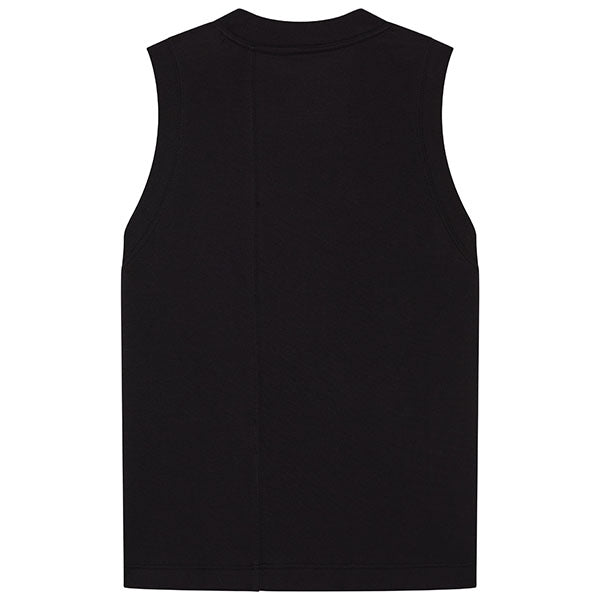 Crisp studio image on a white background of Fox Racing; showing sleeveless cut, hem shape, and printed or woven branding; SKU 33596-001-S