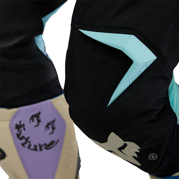 Side angle of Black Hello Future Pants (SKU: 33542-001), emphasizing ergonomic cut